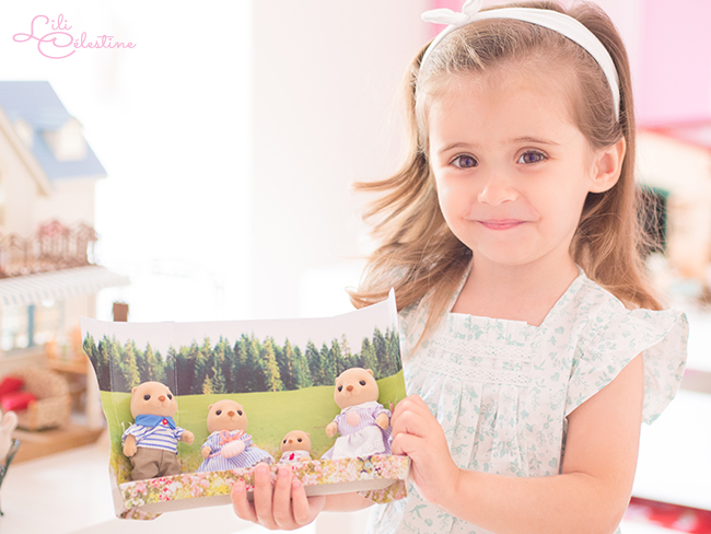 Céleste a reçu la famille Loutre des Sylvanian Families - Blog Lili  Célestine