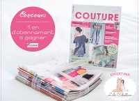 Gagner 1 an d'abonnement au magazine Passion Couture Créative