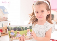 Céleste a reçu la famille Loutre des Sylvanian Families