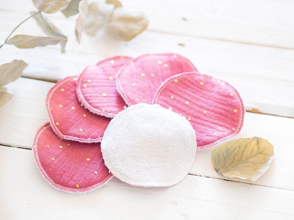 Lingettes démaquillantes x 6 - Rose Quartz