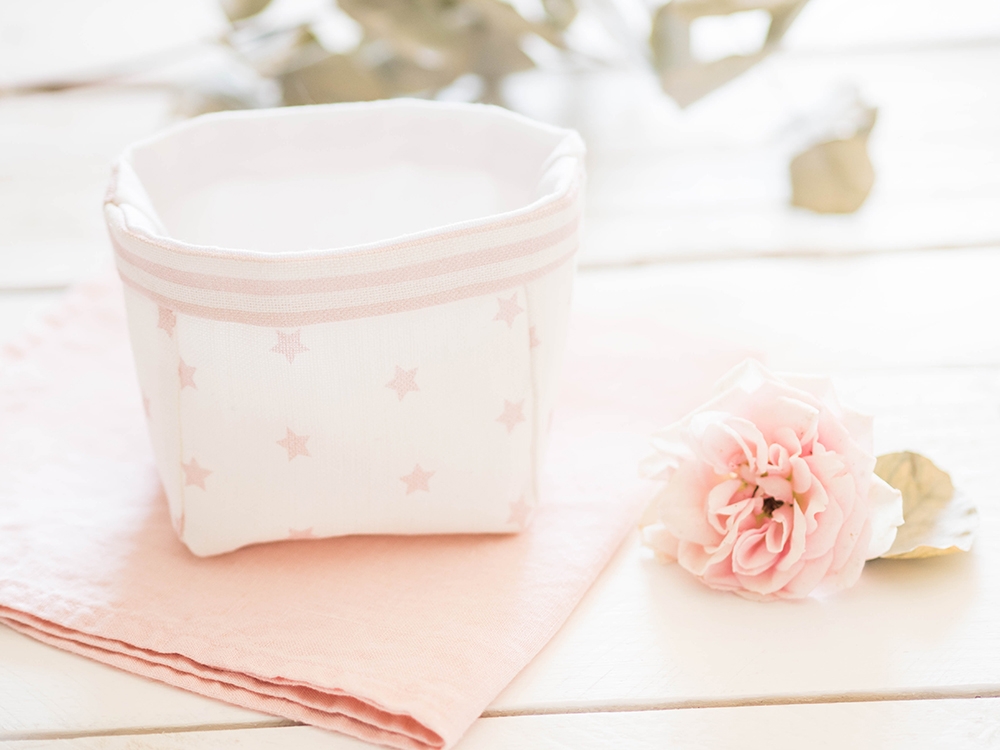 Panier de rangement - Star Pink