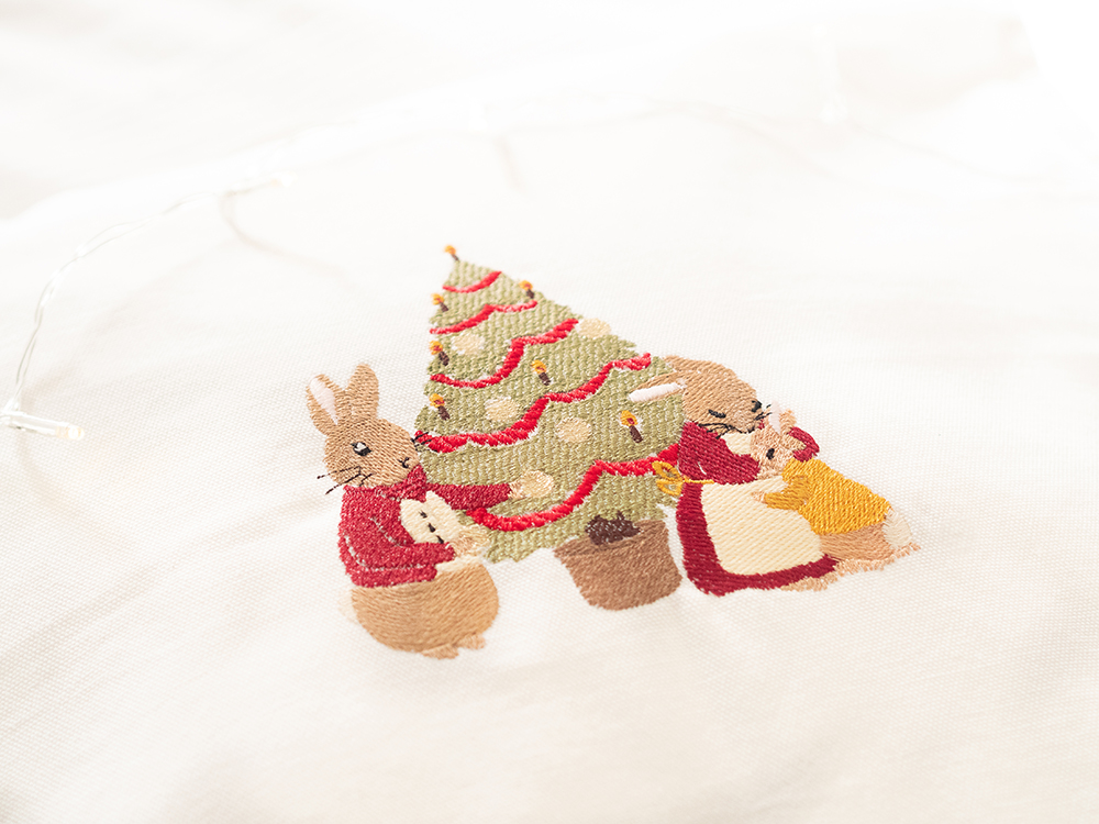 Peter Rabbit sous le sapin