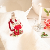 Maman et ses lapinettes le soir de Noël