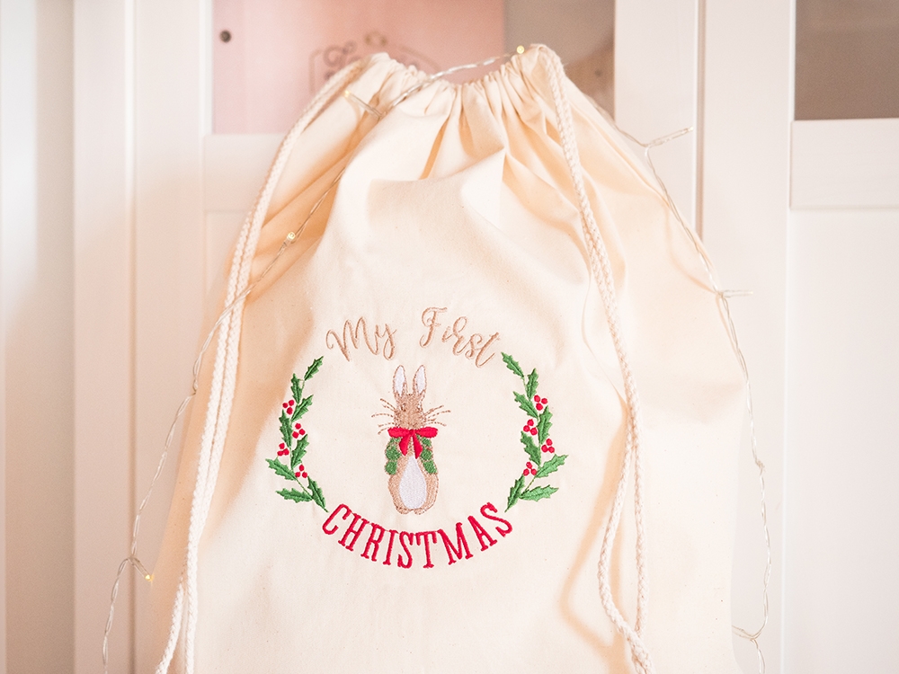 Collection Noël - Pochon de Noël - My First Christmas with Peter
