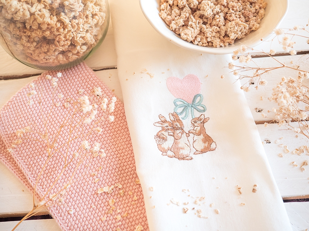 Serviette de table en coton - Les soeurs de Pierre ont un ballon
