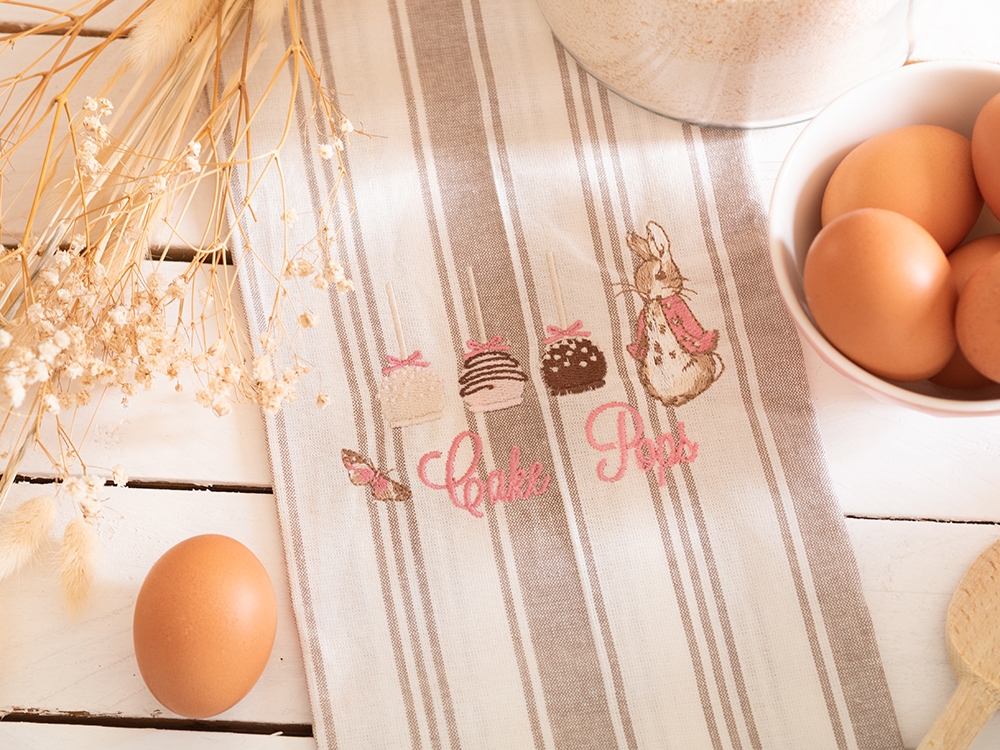 Tea Towel - Les Cake Pops de Pierre Lapin