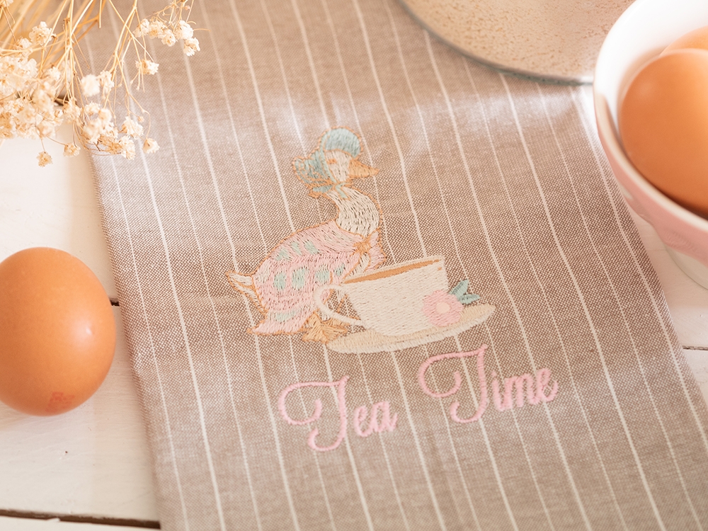 Tea Towel - Le Tea Time de l'élégante Oie