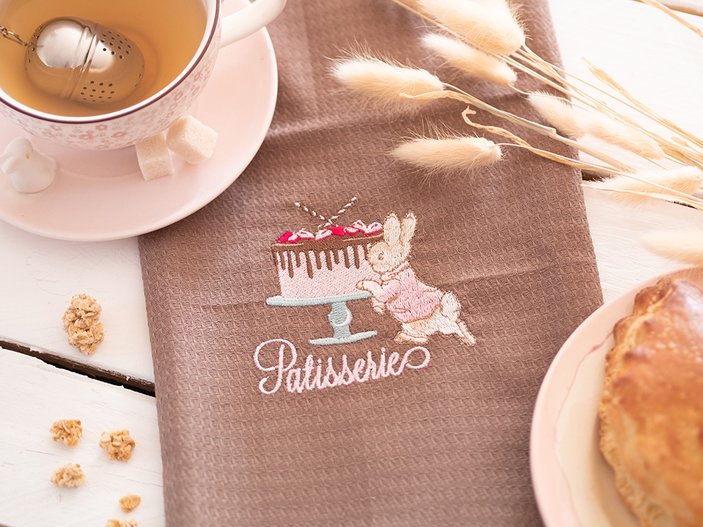 Tea Towel - La Pâtisserie de Pierre Lapin