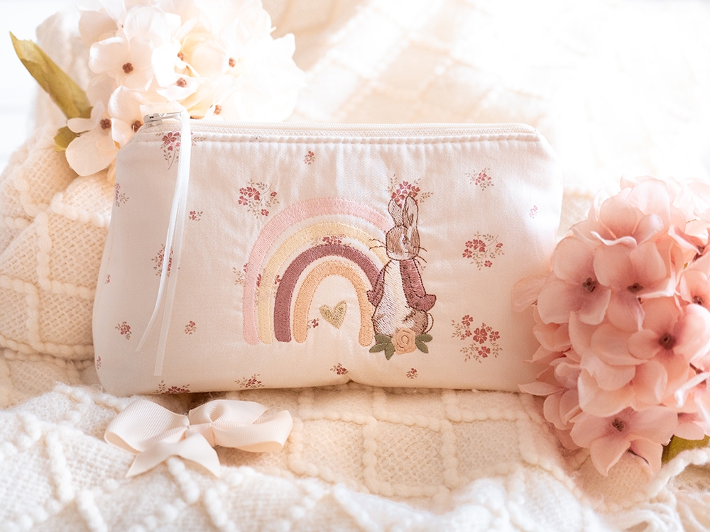 Trousse de beauté - Lapin et l'Arc-en-Ciel