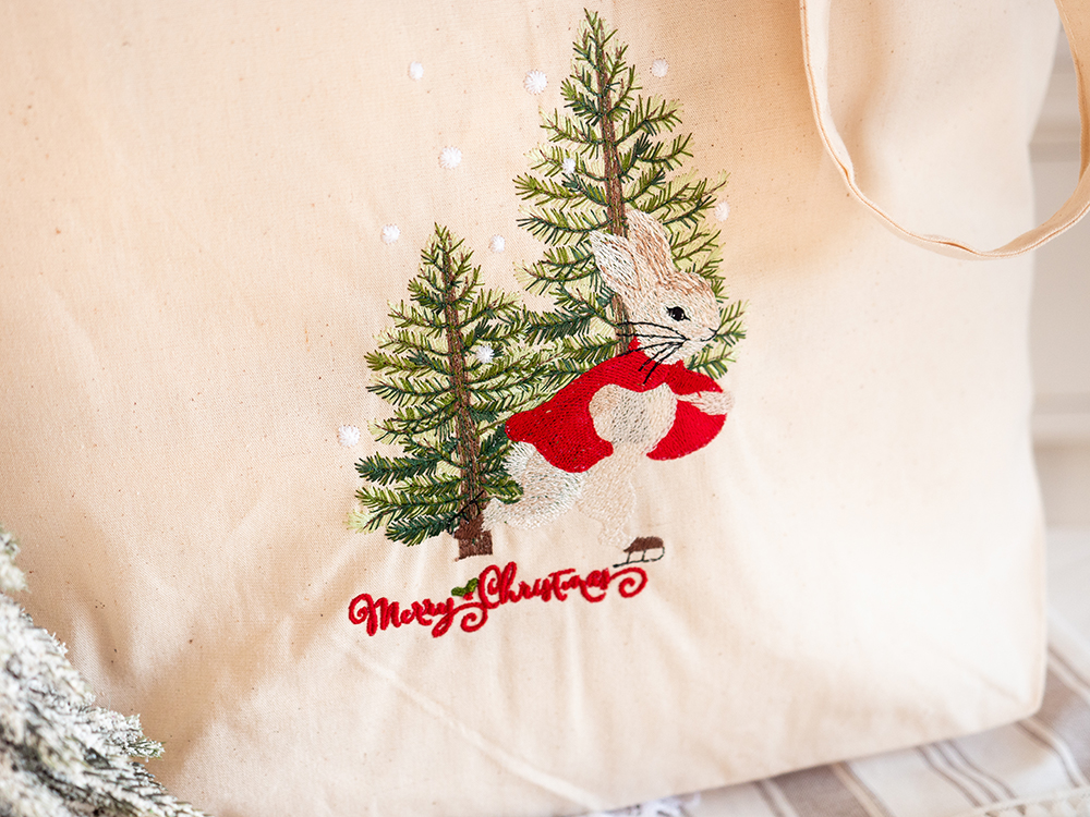 Peter patine dans les sapins