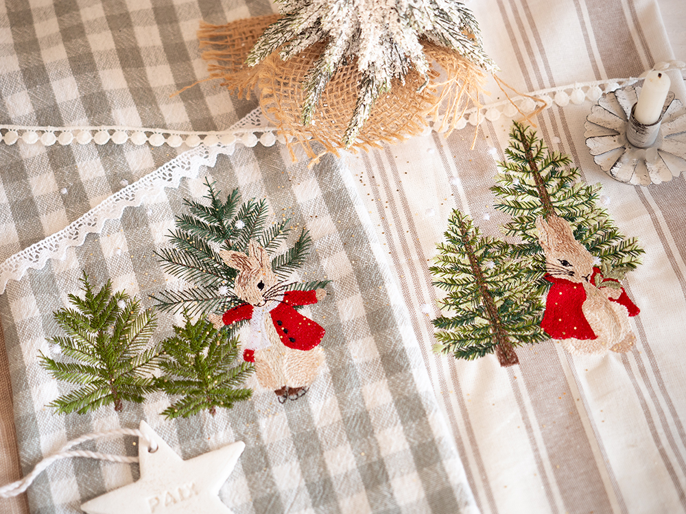 Peter patine dans les sapins