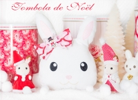 Tombola de Noël - 1er prix coussin Sylvanian Families