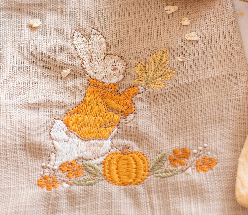 Pierre Lapin et le temps des récoltes d'automne