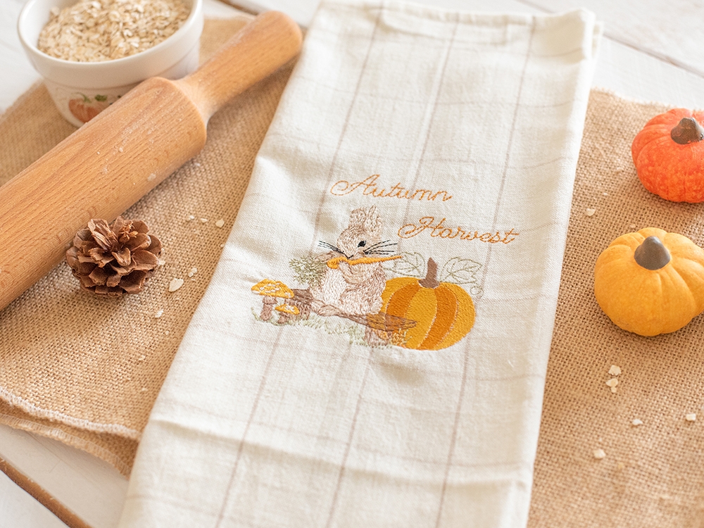 Tea Towel - Autumn Harvest