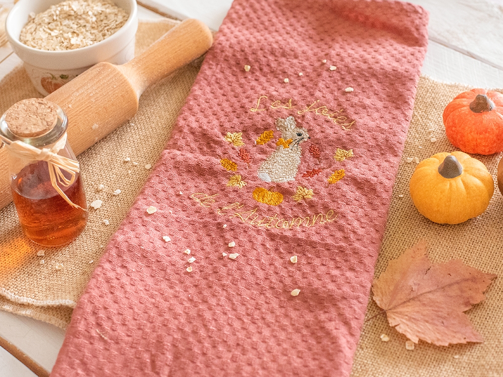 Tea Towel - Les joies de l'automne
