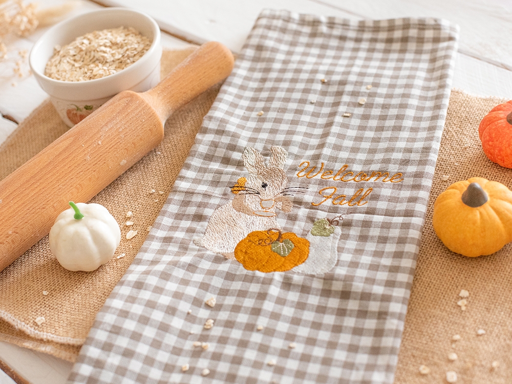 Tea Towel - Welcome Fall