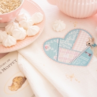 Queue de Coton et le coeur appliqué