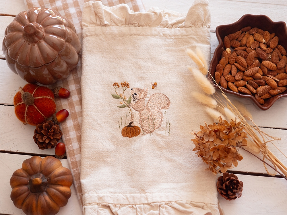 Set décoratif - Noisette en automne