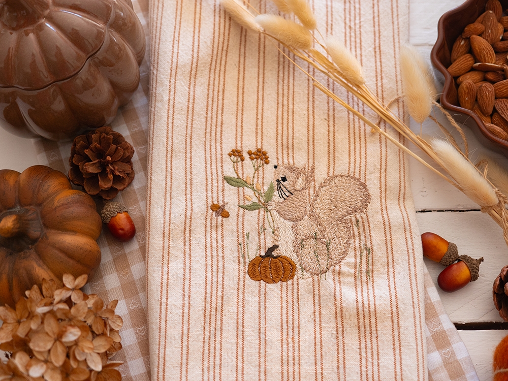 Noisette en automne