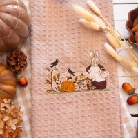 Josephine au potager d'automne