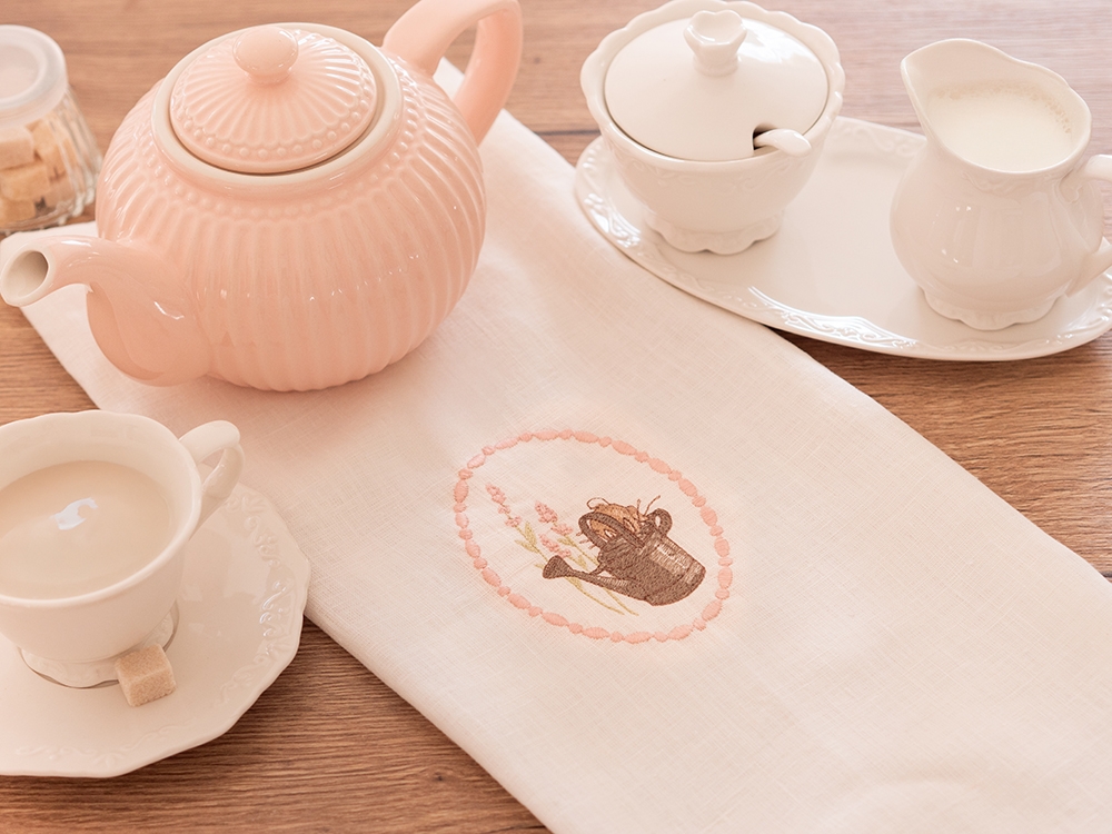 Tea Towel - Cache toi, Pierre !