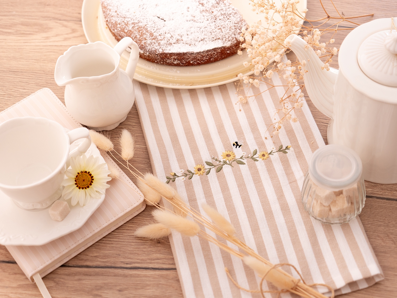 Tea Towel en coton - La petite maison dans la prairie